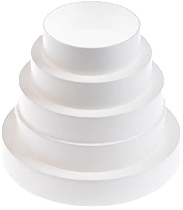 Universal Reduzierstück für Lüftungssysteme Ø 80-150 mm. Reduzierverbinder Reduktion Rohr Ø 80 100 120 125 150 mm - Übergang Lüftung Rundrohr Ventilation Lüftungskanal