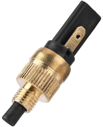 AUTOZOCO Interruptor de Embrague de Freno Trasero y Faros de Motocicleta, Interruptor Faros de Moto, Adaptaor de Embrague Freno Trasero, Compatible con Aprilia, Metálico, Negro y Dorado