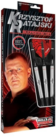 Bull's Krzysztof Ratajski Scoremaster Soft Dart, 80% Tungsten 18g