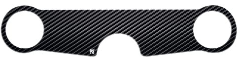 Paraserbatoio.it Aufkleber Harzbeschichtet, Schutz für Suzuki SV 650 S bis Bj. 02 Maße 256 x 56,3 mm Carbon