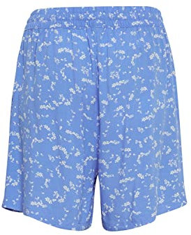 b.young BYMMJOELLA Shorts 2 Damen Shorts Kurze Hose aus Leichter fließender Viskose Loose-Fit mit elastischem Bund, Größe:40, Farbe:Ultramarine Mix (201168)
