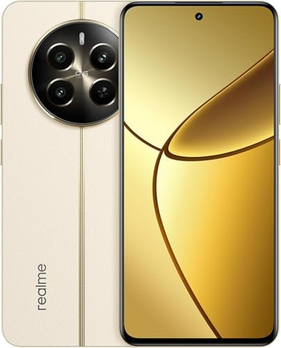 realme 12+ 5G Smartphone,cámara 50MP LYT-600 OIS,procesador Dimensity 7050,Pantalla Curva de 120Hz,Doble Tarjeta Sim,12 + 512GB,(Sin Cargador)(Blanco)