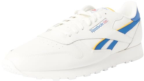 Reebok Damen Classic Leather Sneaker,Chalk Vecblu Cogold,35 EU