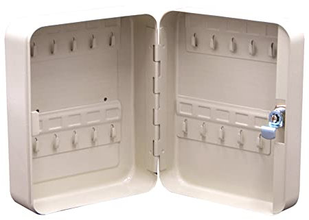 Micel - 13379 - Schlüsselschrank zum Aufhängen an der Wand, für 20 Schlüssel, grau/beige, 160 x 200 x 75 mm