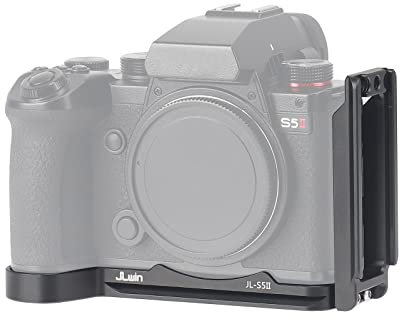 FOTGA Piastra a sgancio rapido con angolo a L, per fotocamera Panasonic LUMIX S5 II S5IIX, compatibile con DJI Ronin RS2/RSC2/RS3/RS3 Pro/RS3 Mini Gimbal Stabilizzatore Arca Swiss