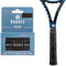 Raquex Endure Übergriffband für Schläger – 3er Pack Übergriffband für Schläger, 0.75 mm Dicke – Anti-Rutsch Übergriffband für Tennis-, Badminton-, Squashschläger, Padel (Schwarz)