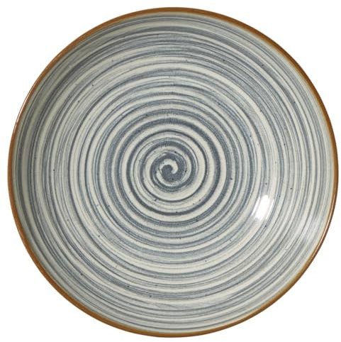 METRO Professional Assiettes Creuses Madleen Grès Ø 21 cm Gris Lot de 6