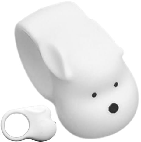 10 STK Bärenförmiger Türgriff-stopper Ring - Türgriff Stopper Türklinken Schutz,Bärenförmiger Türknaufstopper,Türklinken-puffer Silikon,Puffer Für Türklinken De Bärenform,Wandschutz Türklinke,