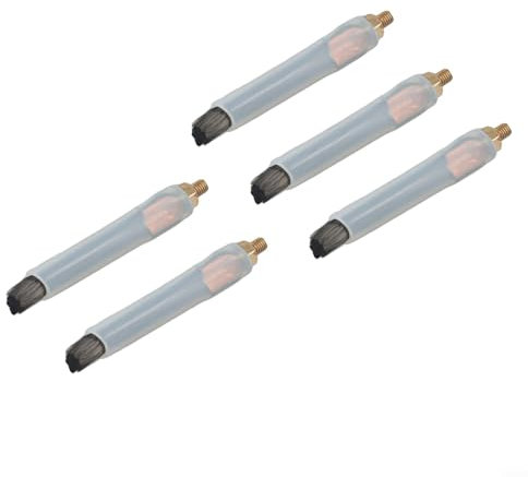 Oniissy Confezione da 5 spazzole per saldatura M6 per perline di saldatura, pulitore per giunti, lucidatore, spazzola per saldatura per rimuovere perline di saldatura