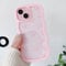 QLTYPRI Bow Case for iPhone 15, Clear Cute Ribbon Bow Phone Case Curly Wavy Aesthetic Phone Case, Slim Soft Transparent Shockproof Protective Cover for Women Girls - Pink