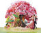 CUTPOPUP Kirschhaus mit Paar- 3D Karte Liebe, Hochzeitskarte, Valentinskarte, Karte Hochzeitstag, Geburtstagskarte Frau für Ehemann, Ehefrau, Sie, Ihn, Paar (Cherry House) US8LO191DE