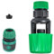 Kitchen Mixer Tap Hose Connector, Indoor Outdoor Tap Adapter for Kitchen Sink, Garden Hose Pipe Connector Mixer Hose Part (Green Quick)