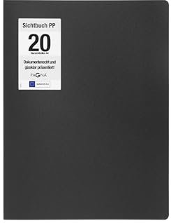PAGNA 21009-01 Sichtbuch A4 PP Office schwarz