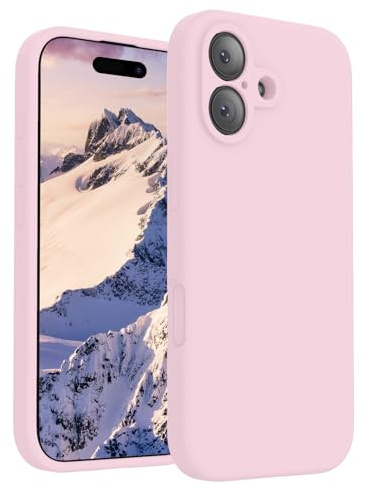 FireNova Magnetic for iPhone 17 Case, 6.3, Chalk Pink | Compatible with MagSafe, Integrated Silicone Camera Control Button, Camera Protection, Anti-Scratch Soft Microfiber Lining