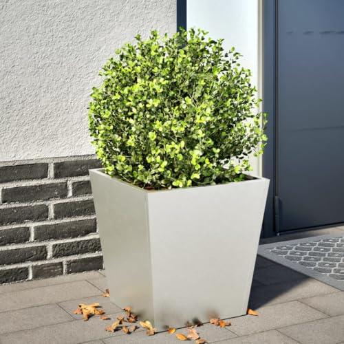 ZQQLVOO Pflanzkübel pflanztopf Outdoor pflanzentopf for Innen Außen 40x40x40 cm Edelstahl