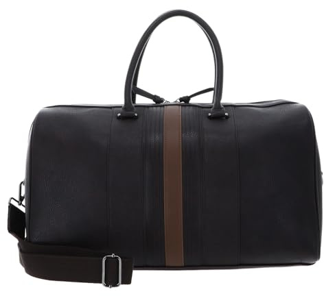 Ted Baker Reisetasche Evyday Striped PU Holdall BRN-Choc Dunkelbraun