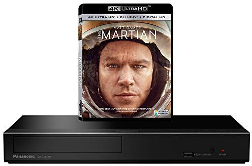 Panasonic DP-UB450 MULTIREGION Blu-ray Player Bundle with The Martian Ultra HD 4K Blu-ray Disc