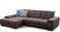 Cavadore Eckcouch Mistrel mit verstellbaren Kopfteilen, Ecksofa mit leichter Fleckentfernung dank Soft Clean, geeignet für Haushalte mit Kindern, Haustieren, 273 x 77 x 173, braun