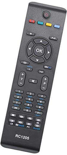 RC1205 Fernbedienung Ersetzen Fit für Techwood Saba TV L32825HDT 32832HD 32884HD 42832HD 26832HD TC1909TN875 32820 26559376 CLS22V6 L19V884 L2611JC L26V884 L26V884 S32VD507 TK16T29 TK22T29 TC2209TN875