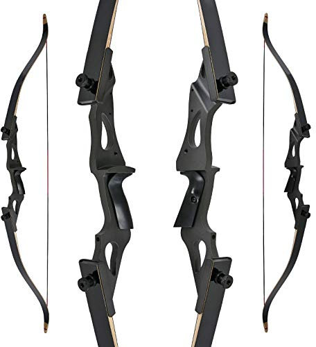 Drake Take Down Recurvebogen Black Raven 58 Zoll 25 – 60 lbs Rechtshand (50 lbs)