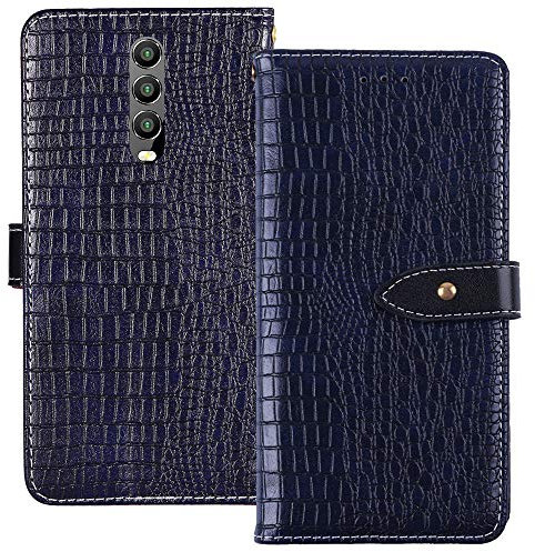 YLYT Flip Case Etui Blau Leder Tasche Schutz Hülle Für Vkworld K1 5.2 inch Handy Horizontale Standfunktion Magnetverschluss Strapazierfähiger Cover