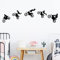 LZYMSZ Calcomanía de Pared para Bicicleta, 62.9 * 15.7'' Vinilo Bicicleta de Montaña Mural Adhesivo Deportes Extremos Arte Silueta Mural para Hombre Niños Habitación (5)