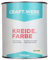 CRAFT.WERK Kreidefarbe für Möbel (750ml, hemp green) ultramatte Chalk Paint Farbe für Holz - Möbelfarbe einfach zu verarbeiten - Möbellack auf Wasserbasis - Made in Germany