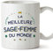 Mugffins Tasses pour SAGE-FEMME - En Français - Cadeau original pour SAGE-FEMME femme - Meilleur du Monde - 11 oz / 330 ml