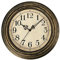 Plumeet Reloj de Pared Retro Pequeño, Reloj Silencioso Clásico sin Tic-TAC de 25cm, Adecuado para Decorar Sala/Dormitorio/Oficina - Alimentado por Batería