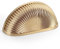 Coinkoly Lot de 10 Poignée coquille poignées de meubles de cuisine en or poignée entraxe 76 mm poignée de porte de cuisine poignée de meuble poignée de cuisine poignée de chambre CK-EU0010