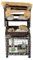 Verkaufsstand mit Hühnern, Eiern und Käse, Krippenzubehör, neapolitanischer Stil, für 10 cm Krippe, 10x5x5 cm