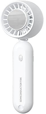 Joselin Ventilador de Semiconductores Ventilador PortáTil de Mano Mini Ventilador USB Recargable Lazy Travel Cooling Car Air Cooler Fan para Exteriores-B