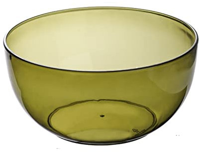 Bol à Salade Bol en plastique bol à salade bol à salade d'intérieur en plastique bol d'assaisonnement jus couverts vaisselle bol coloré Transparent Saladier de Fruits (Color : A, Size : L)