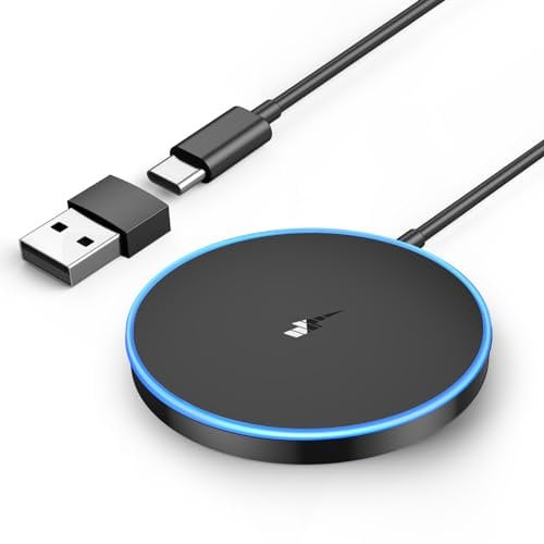 Magnetic Wireless Charger Fast Apple Mag-Safe Charger for iPhone 16 Pro Max/16 Pro/16 Plus/16/15 Pro Max/15/14/13/12 Series AirPods3/2 LED Magnet Charging Pad Mag Safe Charger with Dual Charging Ports