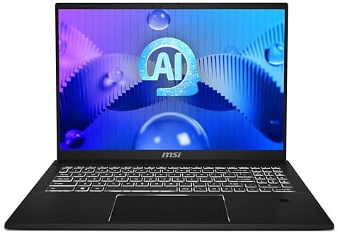 MSI Summit E16 AI Studio Laptop - (16 16:10 QHD+ 165Hz Touchscreen, Latest Intel Core Ultra 7 155H, NVIDIA Geforce RTX 4050, 32GB RAM, 1TB NVMe PCIe SSD, Intel Wi-Fi 7BE, Windows 11 Pro) - Ink Black