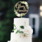 Party to Be Cake Topper Liebe aus Holz Kuchenstecker Personalisierbar für Braut/Bräutigam Hochzeit Hochzeitsgeschenk Personalisiert Torten Kuchen Deko