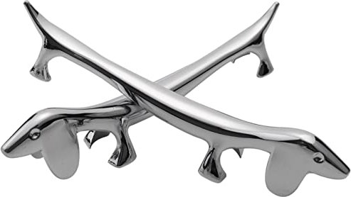ZDSFSD 6 Pcs Chopsticks Rest Little Dog Chopsticks Holder Dachshund Zinc Alloy fork Stand Spoon Tableware Rack Holder Tool