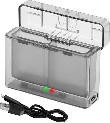 LYONGTECH LP-E10 Dual Battery Charger for Canon EOS Rebel T7,T6,T5,T3,T100,4000D,3000D,2000D,1500D,1300D,1200D,1100D,Kiss X50 X70 X80 X90,LC-E10C/LC-E10/LC-E10E For LP E10 Batteries,Fast Charge