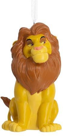 Hallmark Mufasa - Adorno de árbol del Rey León, Adorno Colgante de Disney, Adorno Colgante de Navidad, Regalos para Navidad