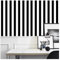 Wandschutzfolie Schwarz Gestreift Weiß Klebefolie Wandtattoo Leicht zu Entfernen Möbelfolie Selbstklebende Tapete Wandtattoo Schlafzimmer Tapete Selbstklebend Wallpaper for Living Room 45x600cm