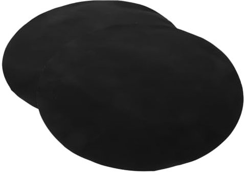 CANIGHT 2er Satz 40 Cm Rund Grillmatte Antihaftbeschichtet Wiederverwendbar Grillpad Für Gemüse Fisch Kebabs