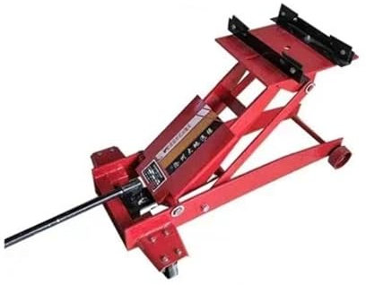 ATUMY Cric de Transmission Cric hydraulique de Support de cric de Moteur 2T cric de Transmission de boîte de Vitesses de Position Basse Mince Leve Voiture(Red)