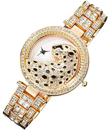 WOFASHPURET Quarz Armbanduhr Für Damen Mit Funkelndem Zifferblatt Design Freizeituhr Für Frauen Stilvolle Uhr Für Alltag Und Anlässe