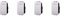 IXTRIMA Interruttore Unipolare, 16A, 1 Modulo, Compatibile con Bticino Living Light, Bianco, Set 4 Pezzi