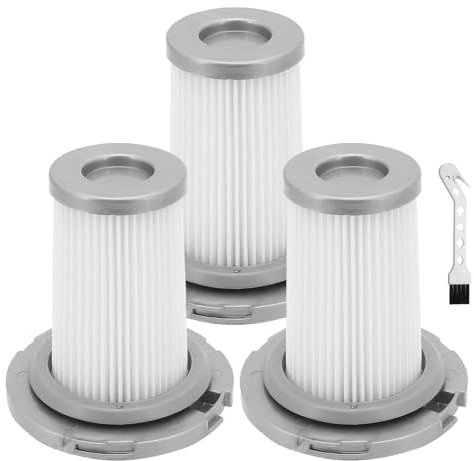 Carkio ZR009005 Lot de 3 filtres de repalcement compatibles avec les filtres à vide Rowenta X-Force Flex 8.60 RH9611 RH9637 RH9638 RH9639 & X-PERT 6.60 RH68