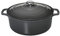 Chasseur 4732 Cocotte ronde, Fonte émaillée, Caviar intérieur Noir), 31 cm