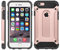 iPro Accessories iPhone 6 Case, iPhone 6S Cover, Military-Duty Case - Impact Resistant Hybrid Heavy Duty [armor case] Dual Layer Armor Hard Plastic And Bumper Protective [SHOCKPROOF] Case (ROSE GOLD)