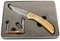 ECOMMUR Estuche de navajas ! Cuchillo stagecoach + navaja heel spur marca Winchester. de acero inoxidable.