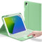 YMXuan Touchpad Keyboard Case for iPad 9.7-inch (6th Gen 2018 /5th Gen 2017)-iPad Pro 9.7 inch-iPad Air 2,Protective Cover,Detachable Wireless Keyboard with Trackpad,Bulit-in Pencil Holder (Green)
