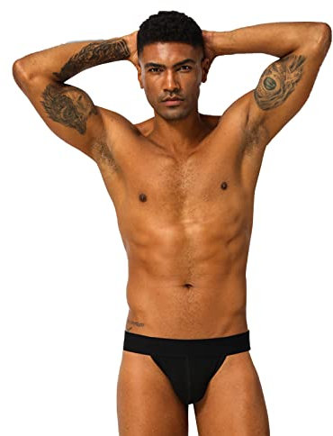 Slip Homme Strings Masculins sous-vêtement Strings en Coton Doux Culotte Bikini Hommes Caleçon Confortable String Ficelle Coquille Protection pour Homme